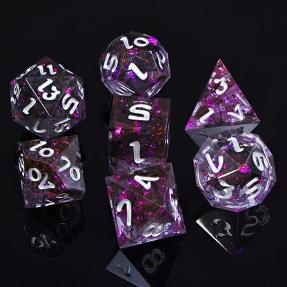 Infernus - Sharp Side Resin Dice Set