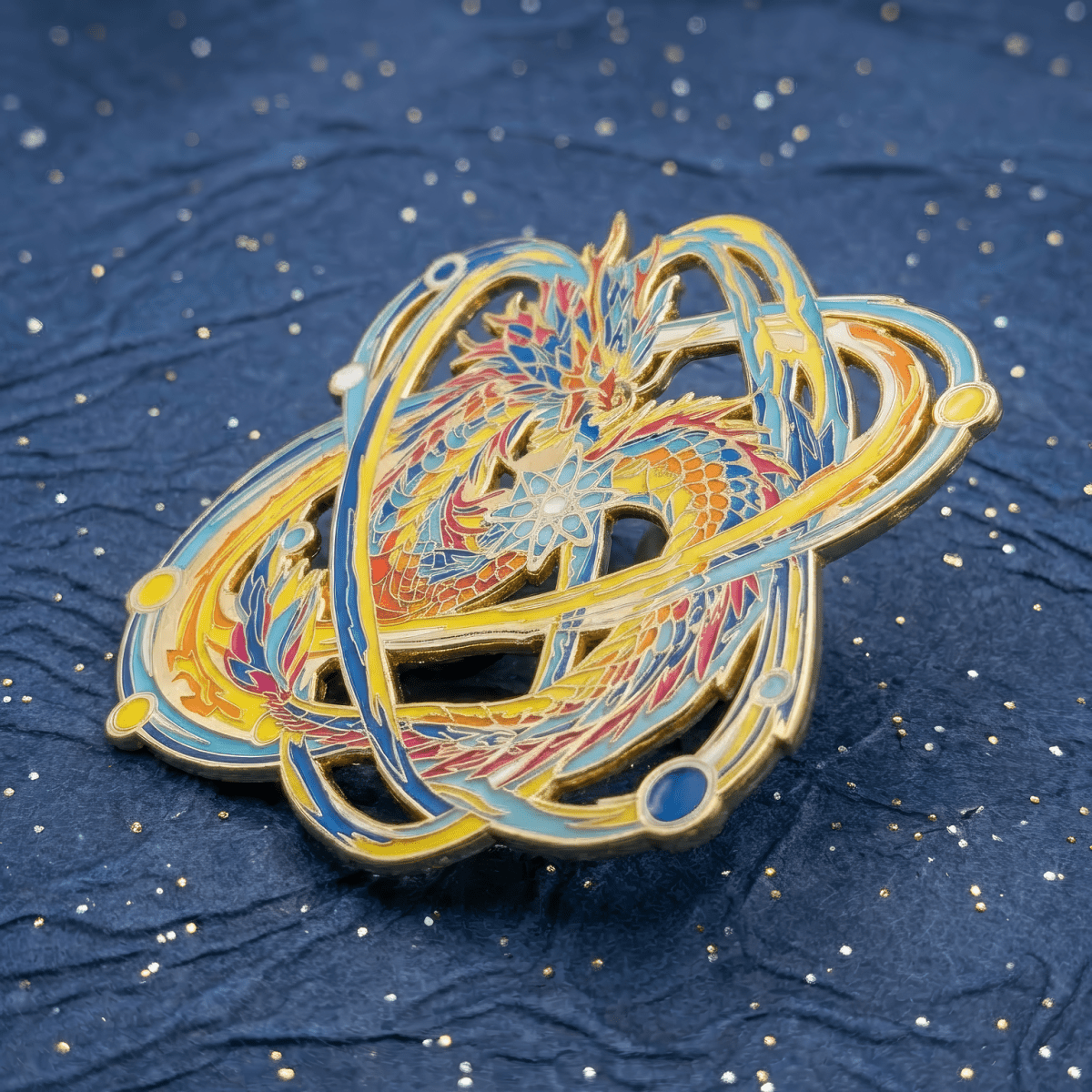 Ionorax, The Subatomic Dragon Enamel Pin (Dragon Aspects Vol.2)