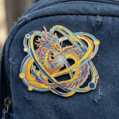 Ionorax, The Subatomic Dragon Enamel Pin (Dragon Aspects Vol.2)