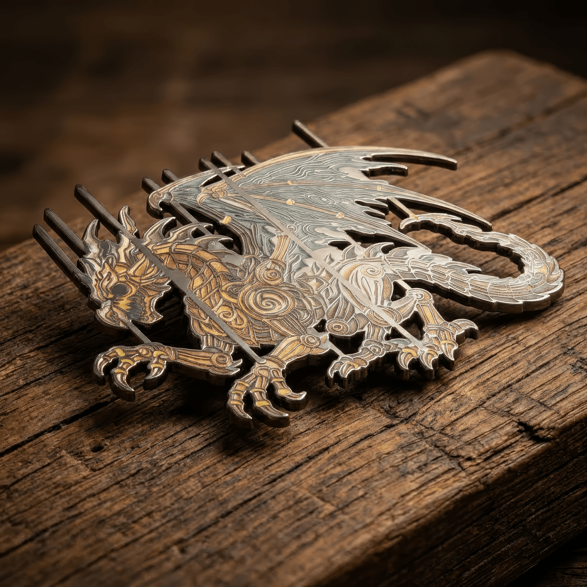 Kordrym, The Puppet Dragon Enamel Pin (Dragon Aspects Vol.2)