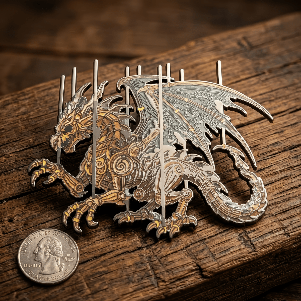Kordrym, The Puppet Dragon Enamel Pin (Dragon Aspects Vol.2)