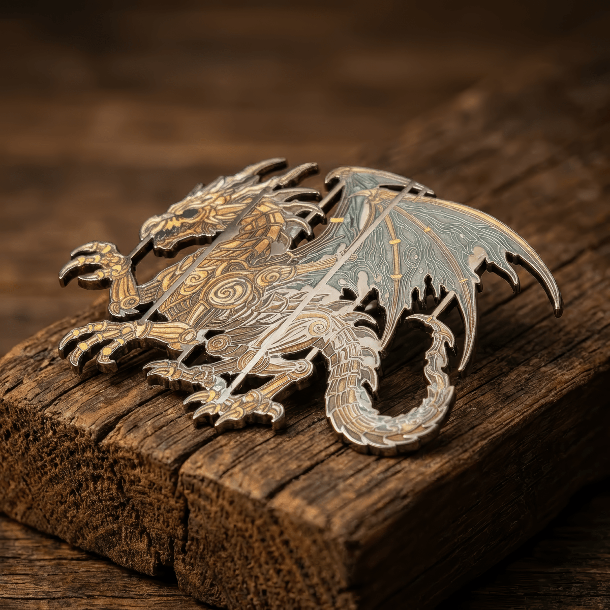 Kordrym, The Puppet Dragon Enamel Pin (Dragon Aspects Vol.2)