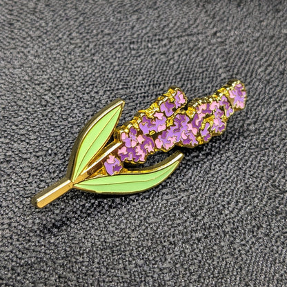 Lavender Sprig Enamel Pin (B Grade)