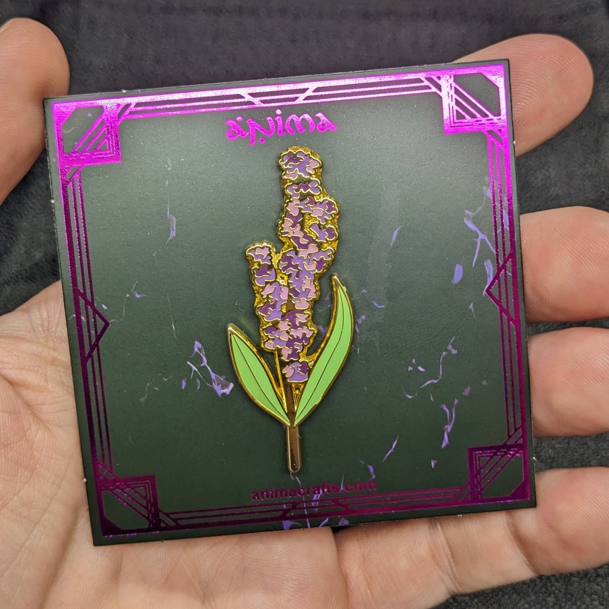 Lavender Sprig Enamel Pin (B Grade)