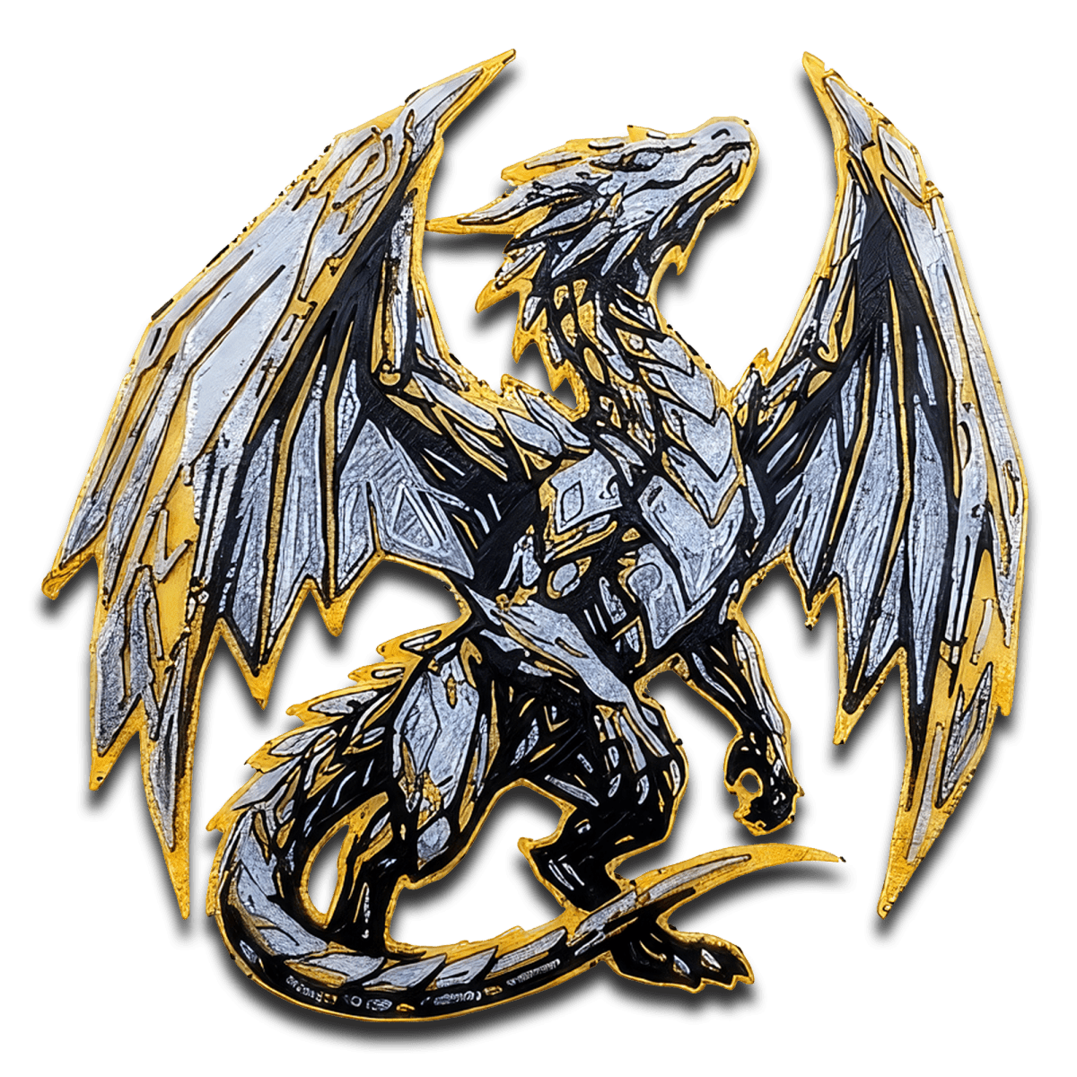 Light Dragon Collectible Art Magnet