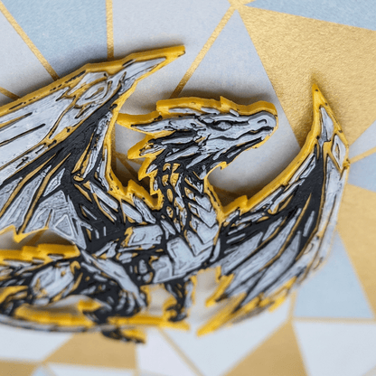 Light Dragon Collectible Art Magnet
