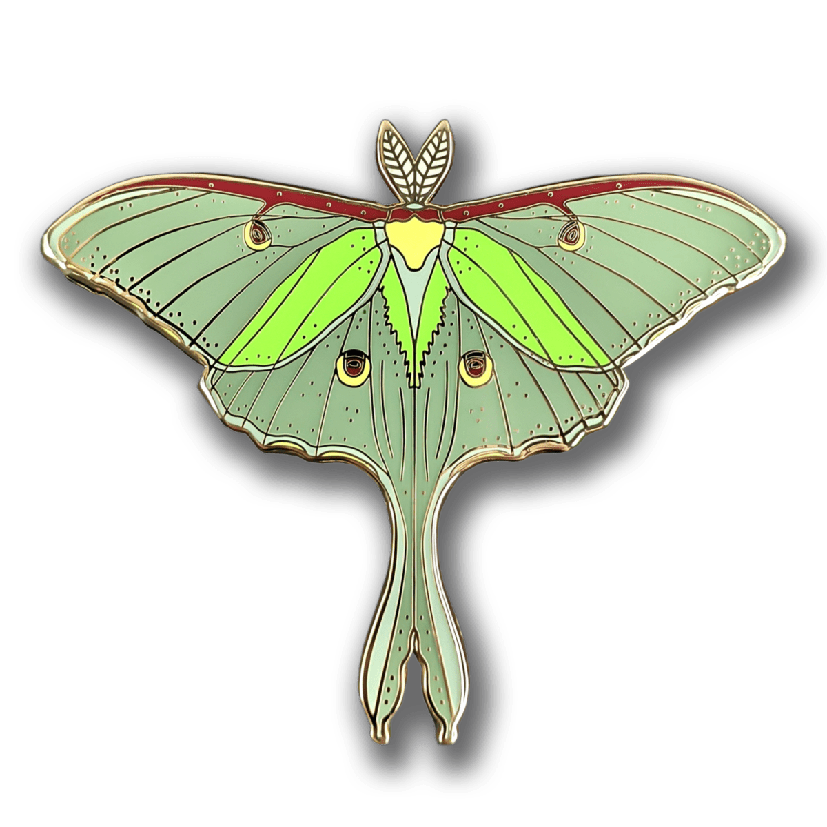 Luna Moth Enamel Pin