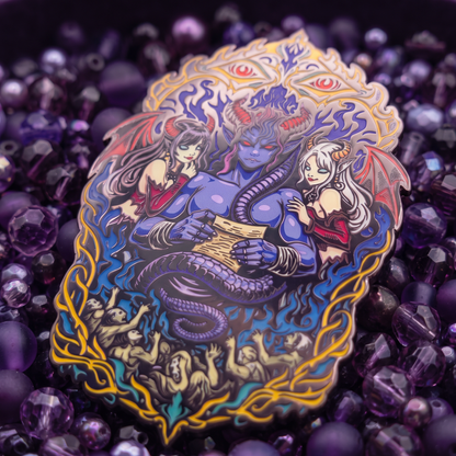 Lust - Second Circle Of Hell Enamel Pin