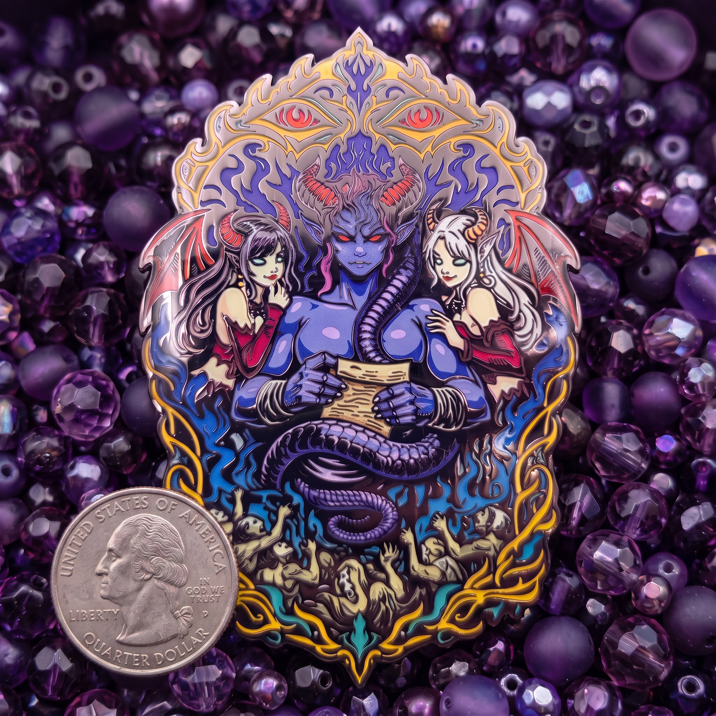 Lust - Second Circle Of Hell Enamel Pin