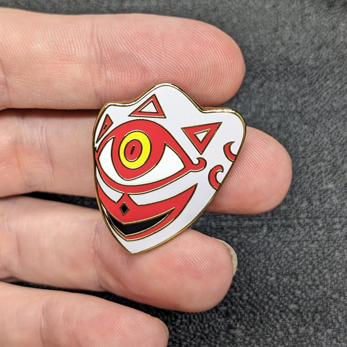 Mask Of Truth Enamel Pin (The Legend Of Zelda: Majora's Mask) (B Grade)