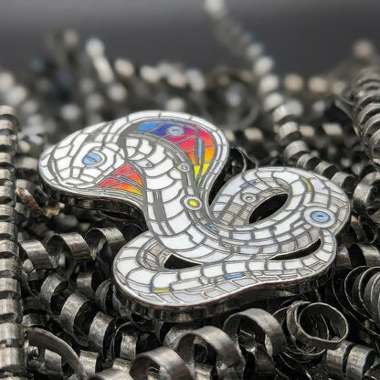 Mecha Cobra Enamel Pin