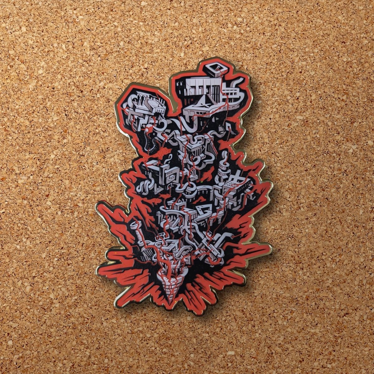 Mementos Enamel Pin (Persona 5) (B Grade)
