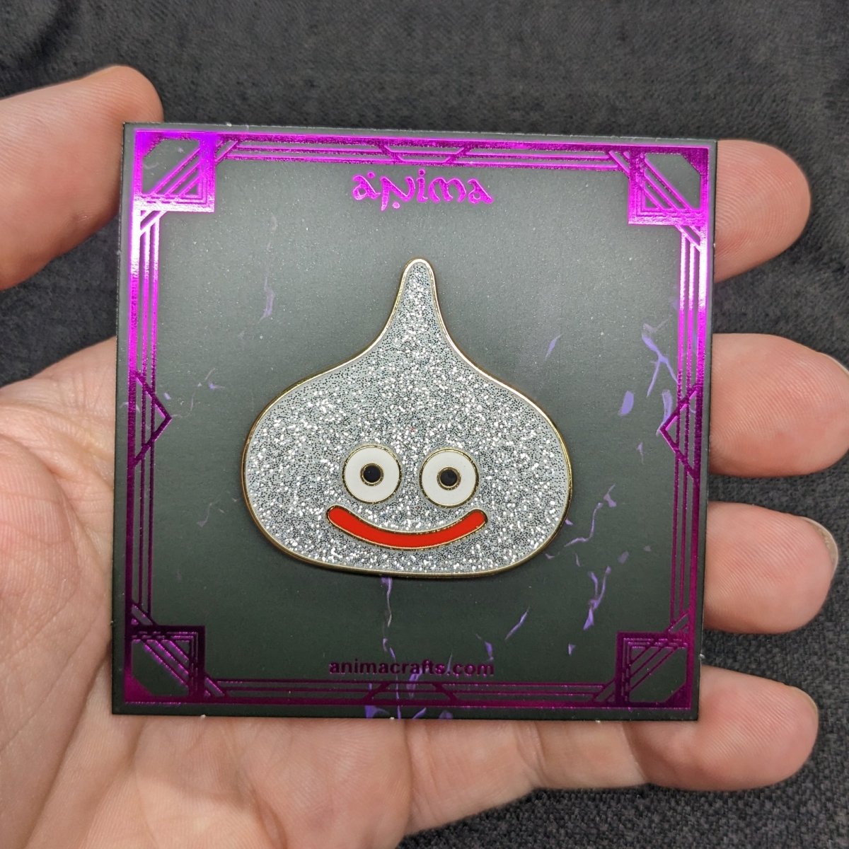 Metal Slime Enamel Pin (B Grade)