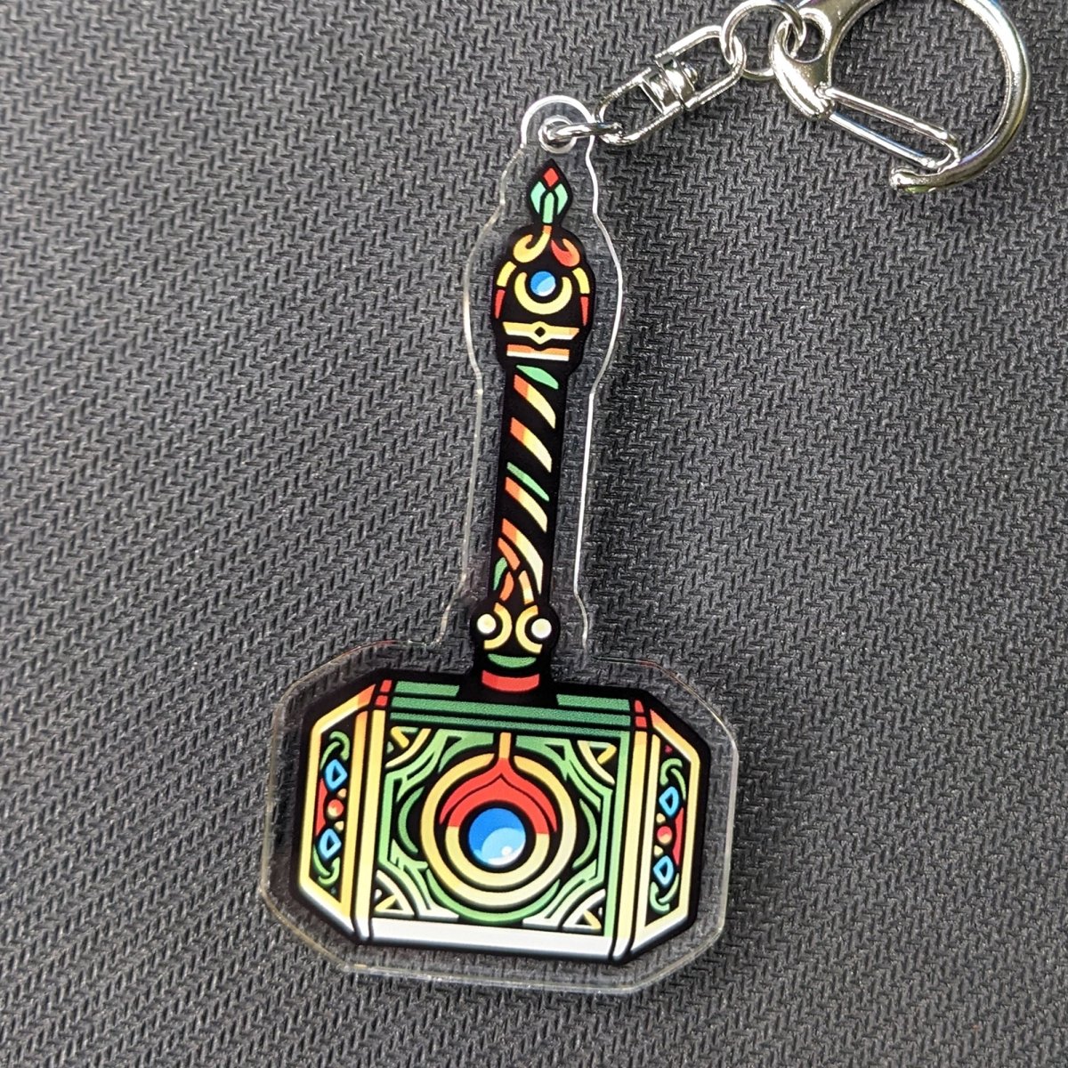 Mjollnir Acrylic Keychain / Charm
