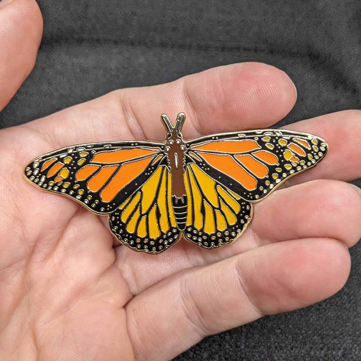 Monarch Butterfly Enamel Pin (B Grade)