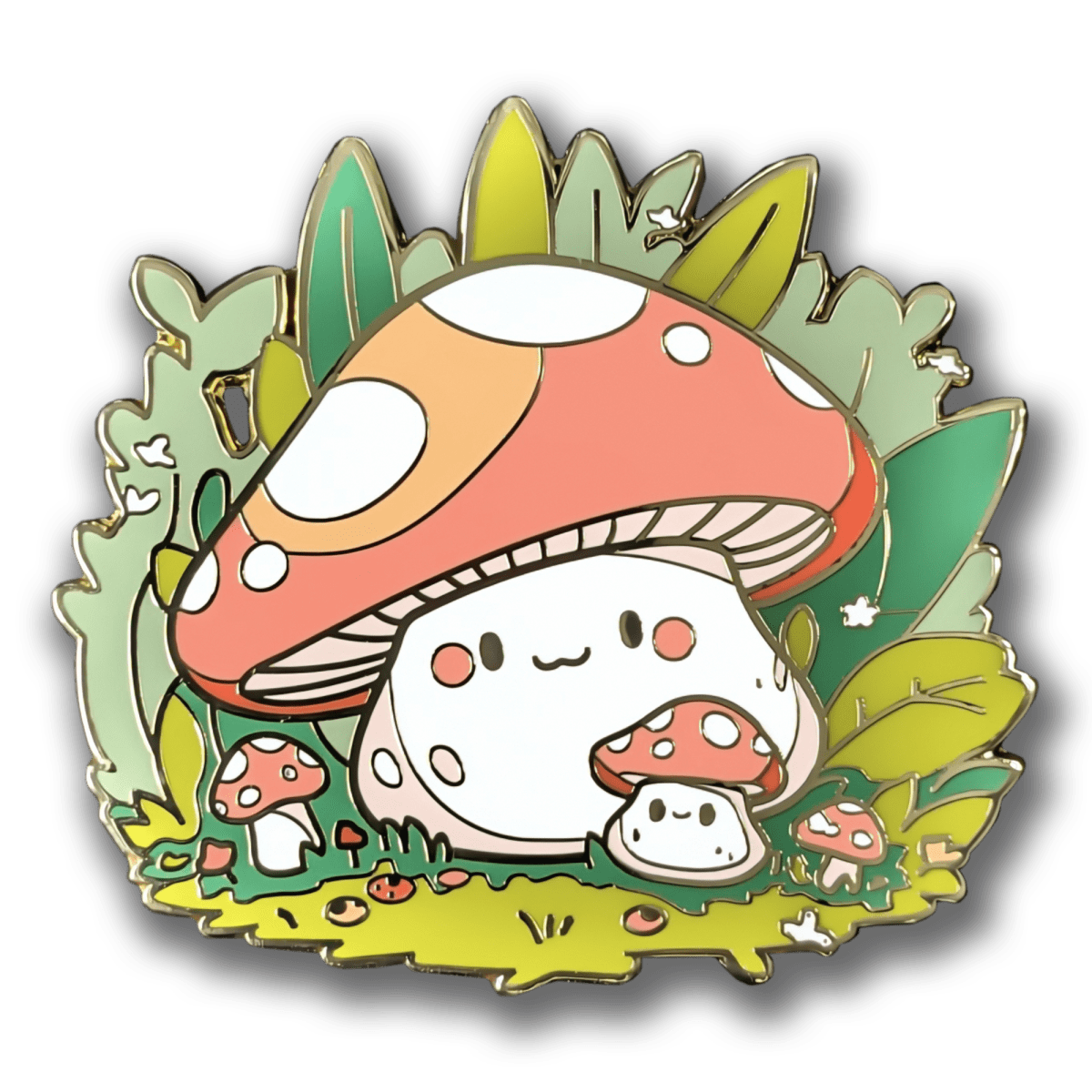 Mushroom Grove Enamel Pin