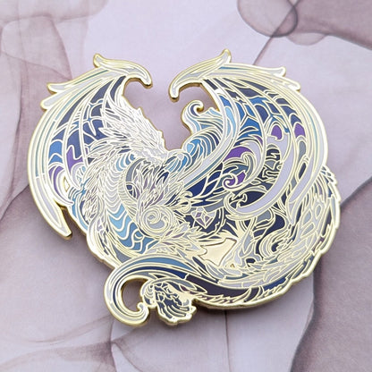 Nocthara, The Moon Dragon Enamel Pin (Dragon Aspects Vol.1)