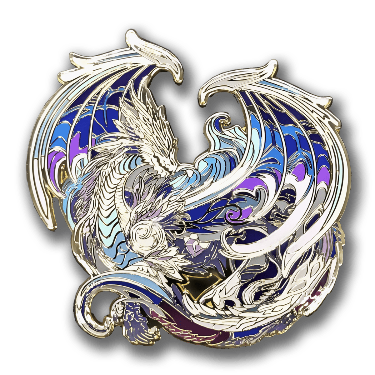 Nocthara, The Moon Dragon Enamel Pin (Dragon Aspects Vol.1)