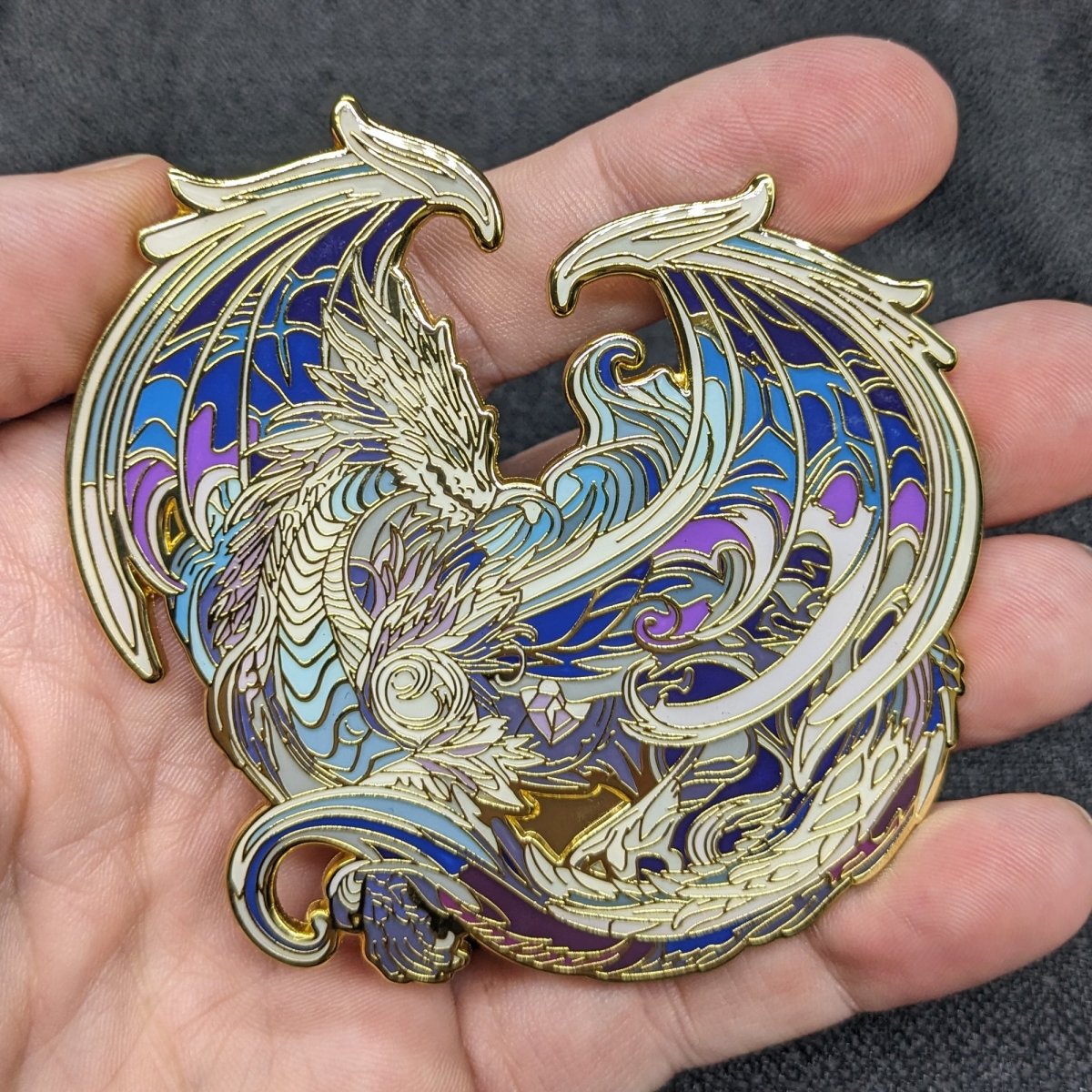 Nocthara, The Moon Dragon Enamel Pin (Dragon Aspects Vol.1) (B Grade)