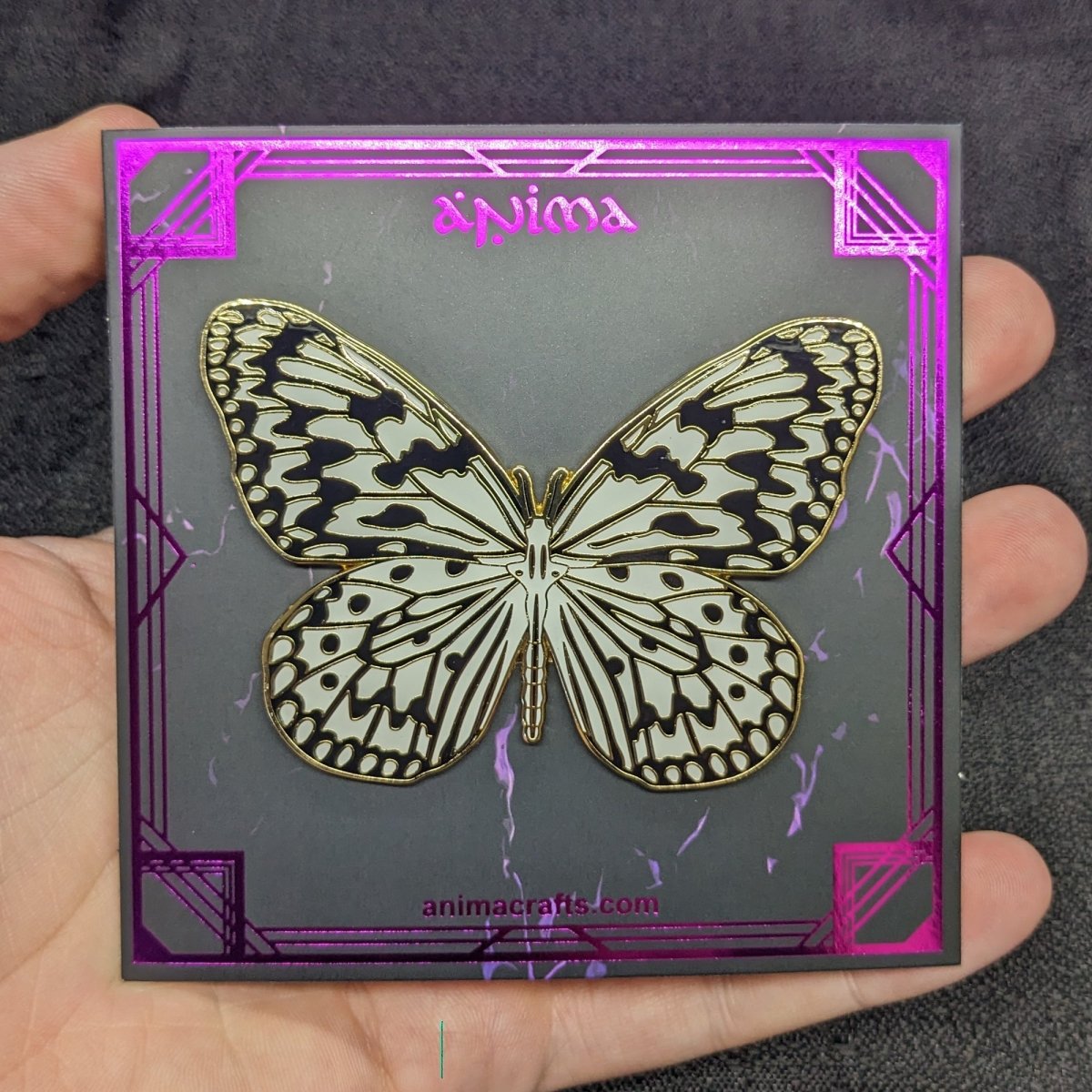 Paper Kite Butterfly Enamel Pin (B Grade)