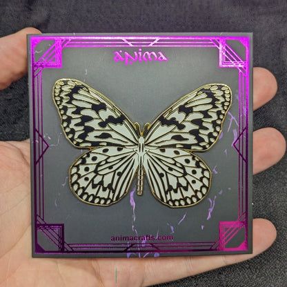 Paper Kite Butterfly Enamel Pin (B Grade)