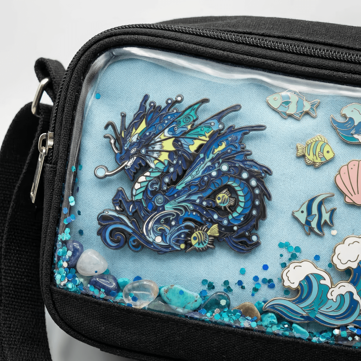 Pelagion, The Deep Sea Dragon Enamel Pin (Dragon Aspects Vol.2)