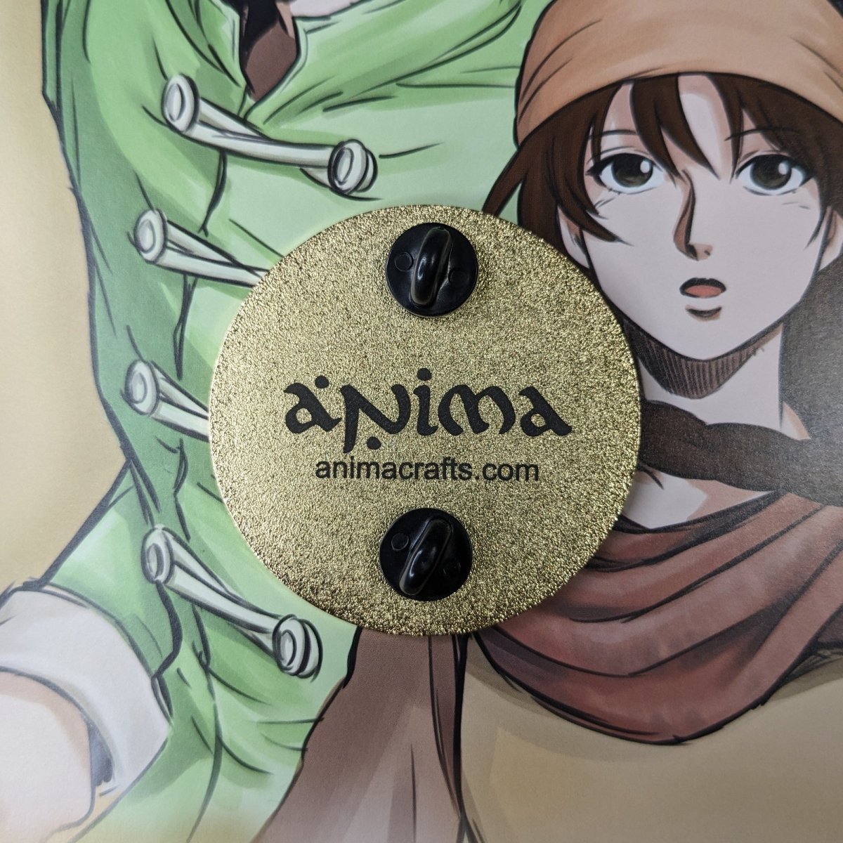 Phoenix Mirror Enamel Pin (Shenmue) (B Grade)