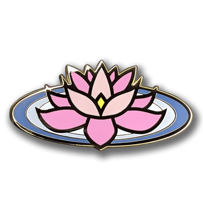 Pink Lotus Enamel Pin