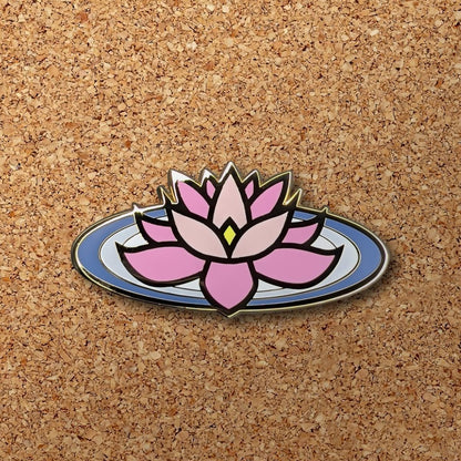 Pink Lotus Enamel Pin