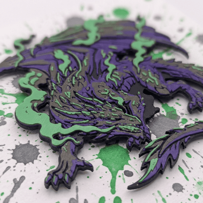 Poison Dragon Collectible Art Magnet