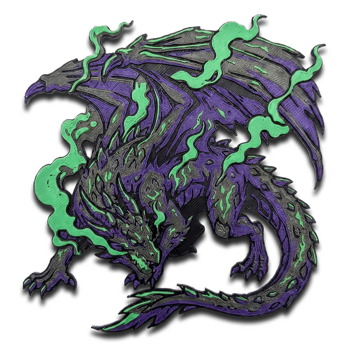 Poison Dragon Collectible Art Magnet