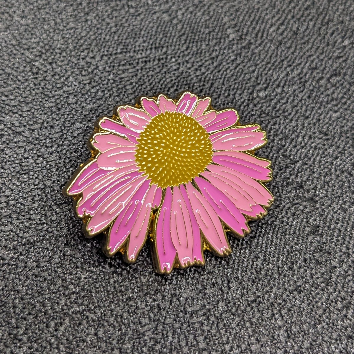 Purple Coneflower Blossom Enamel Pin (B Grade)