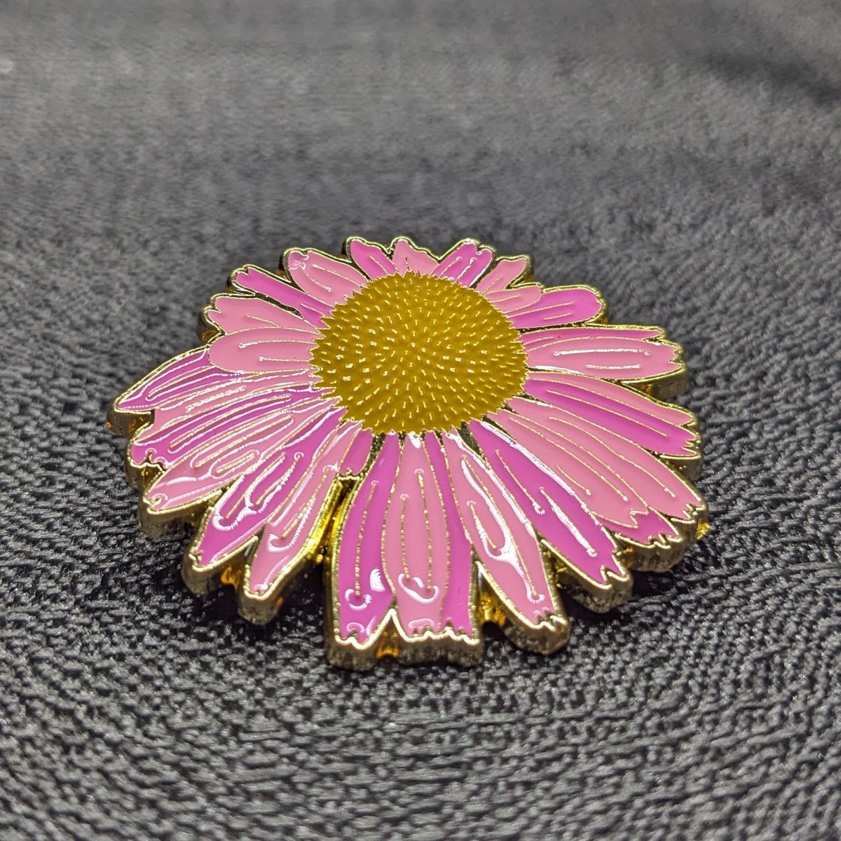 Purple Coneflower Blossom Enamel Pin (B Grade)