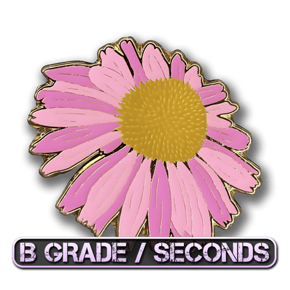 Purple Coneflower Blossom Enamel Pin (B Grade)