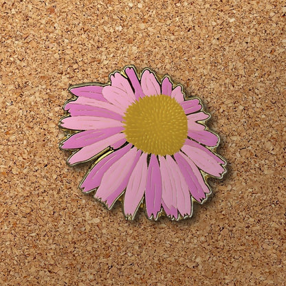 Purple Coneflower Blossom Enamel Pin (B Grade)