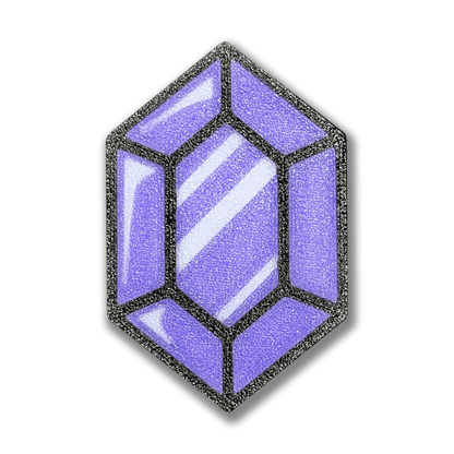 Purple Rupee Magnet (The Legend Of Zelda)