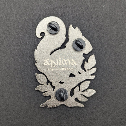 Ratatoskr Enamel Pin - Legendary Nordic Squirrel