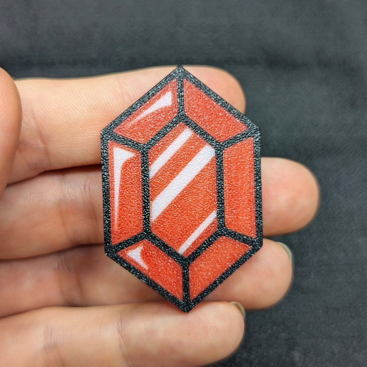 Red Rupee Magnet (The Legend Of Zelda)