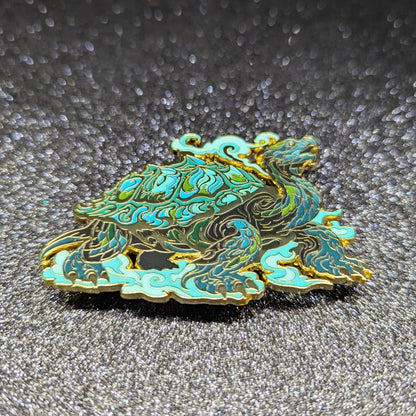 Sacred Beasts Enamel Pins - Legendary Japanese Guardians