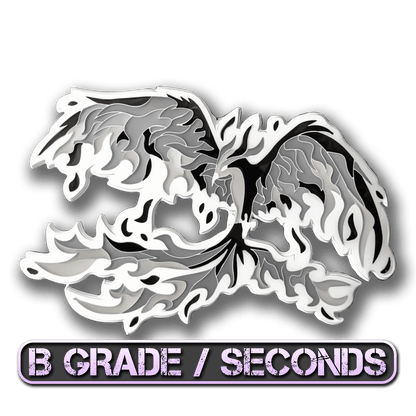 Shadow Phoenix Enamel Pin (B Grade)