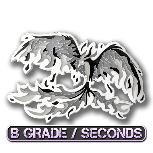 Shadow Phoenix Enamel Pin (B Grade)