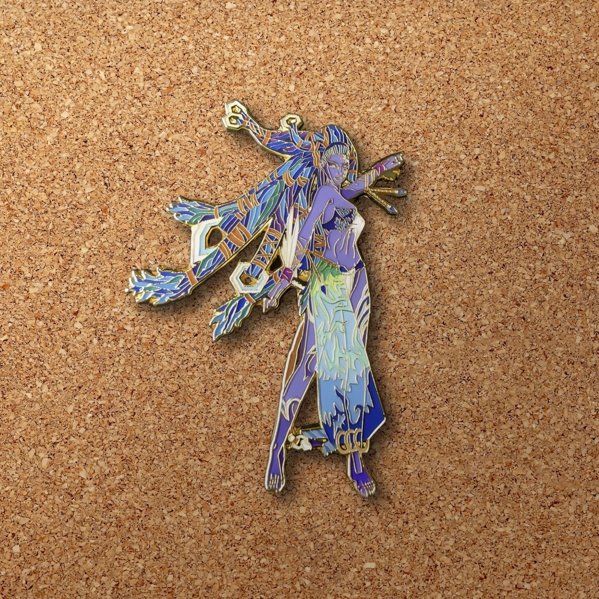 Shiva Enamel Pin | Final Fantasy X (B Grade)