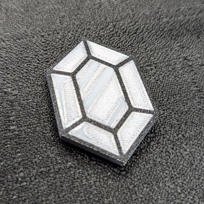 Silver Rupee Magnet (The Legend Of Zelda)