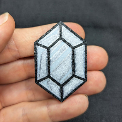 Silver Rupee Magnet (The Legend Of Zelda)