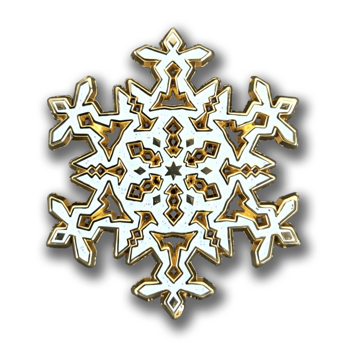 Snowflake Enamel Pin