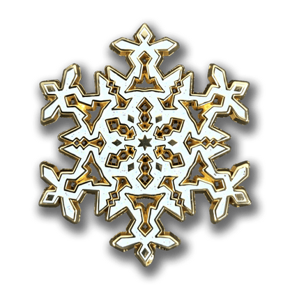 Snowflake Enamel Pin