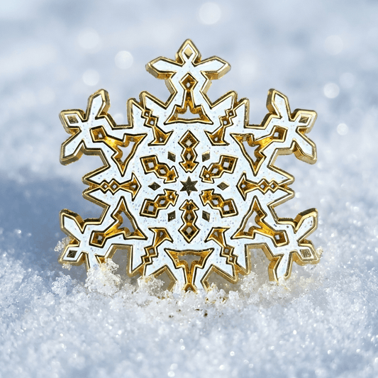 Snowflake Enamel Pin