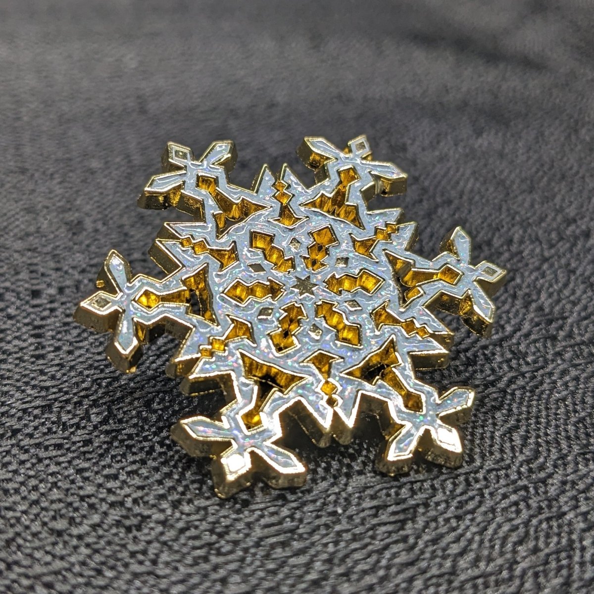 Snowflake Enamel Pin (B Grade)