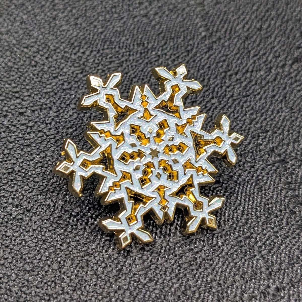Snowflake Enamel Pin (B Grade)