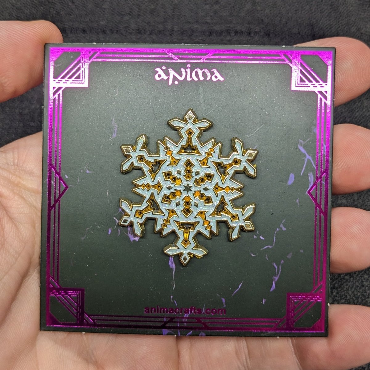 Snowflake Enamel Pin (B Grade)
